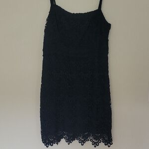 Hollister Black Slip Mini Dress Cocktail